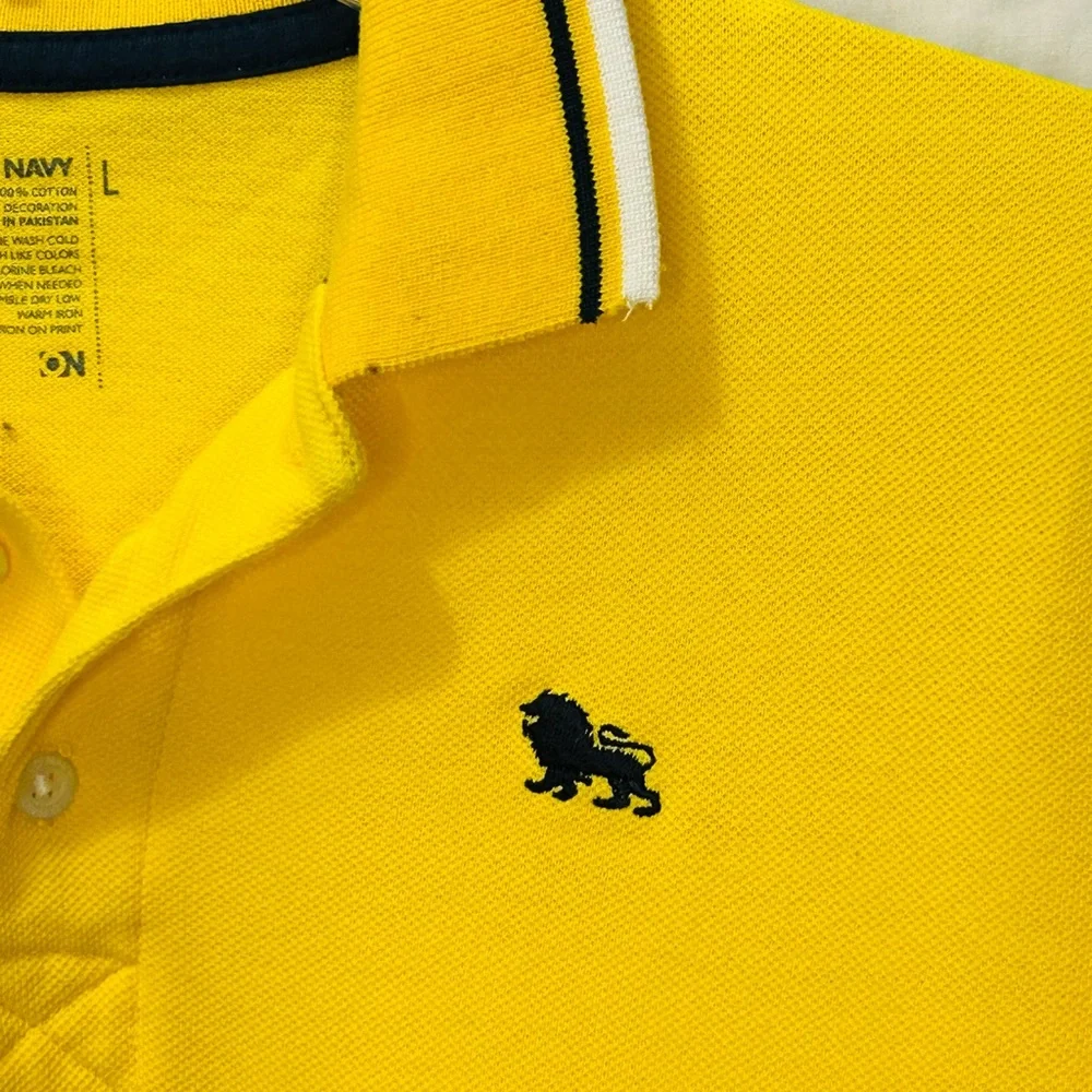 Boys Old Navy Bright Yellow Polo Shirt